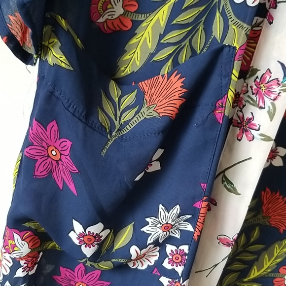 Time and Tru Floral Kimono NWT! Size Large - Picture 7 of 8